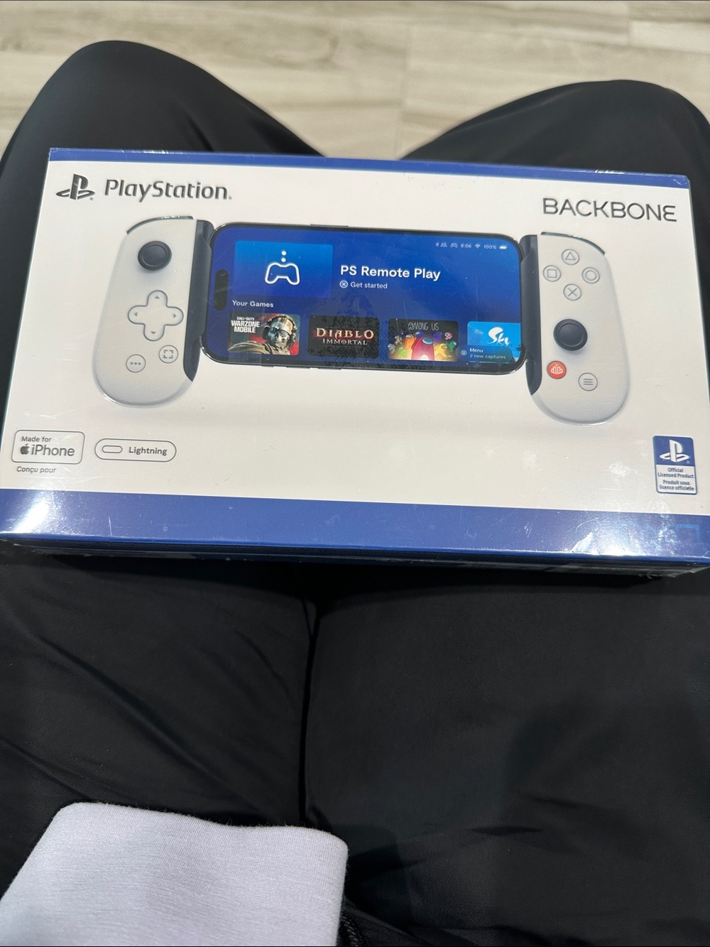 Sony PlayStation Backbone Lightning Mobile Controller - White